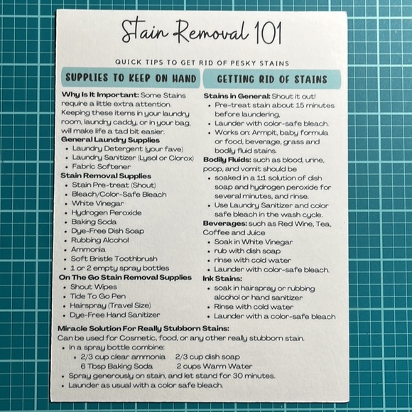 Laundry Reference Guide - Set of 3 Magnets - Picture 4 of 4